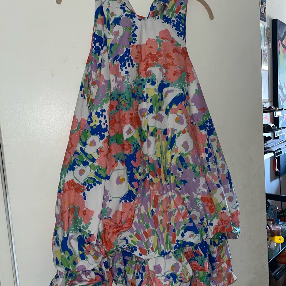 Anthropologie Maeve Floral Multicolor Dress